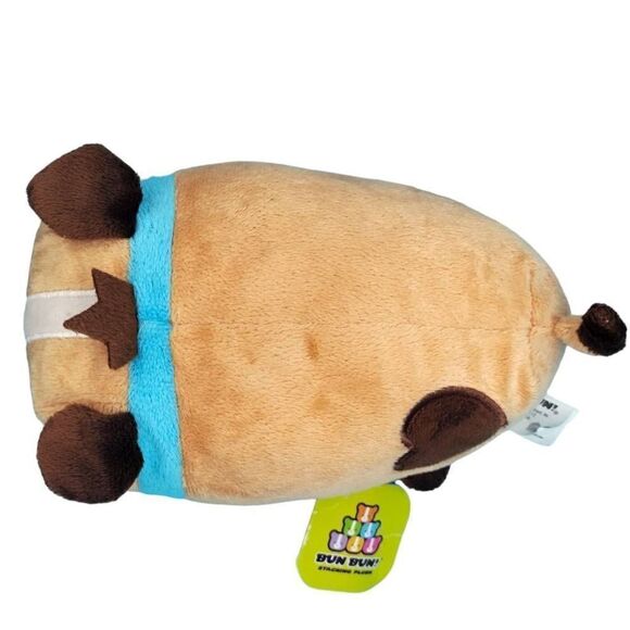 NWT Bun Bun Pup Pup 8" Stacking Plush Toy Brown Puppy Dog Stuffed Animal - Picture 8 of 9
